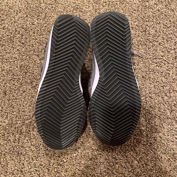 Marleylilly Black Leopard Print Tennis Shoes - Picture 3 of 3